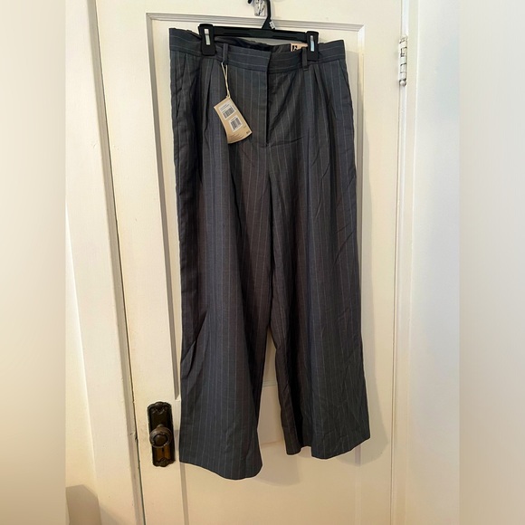 The Emma Pinstripe Pant Size 16 (Frank and Oak) - Picture 1 of 8